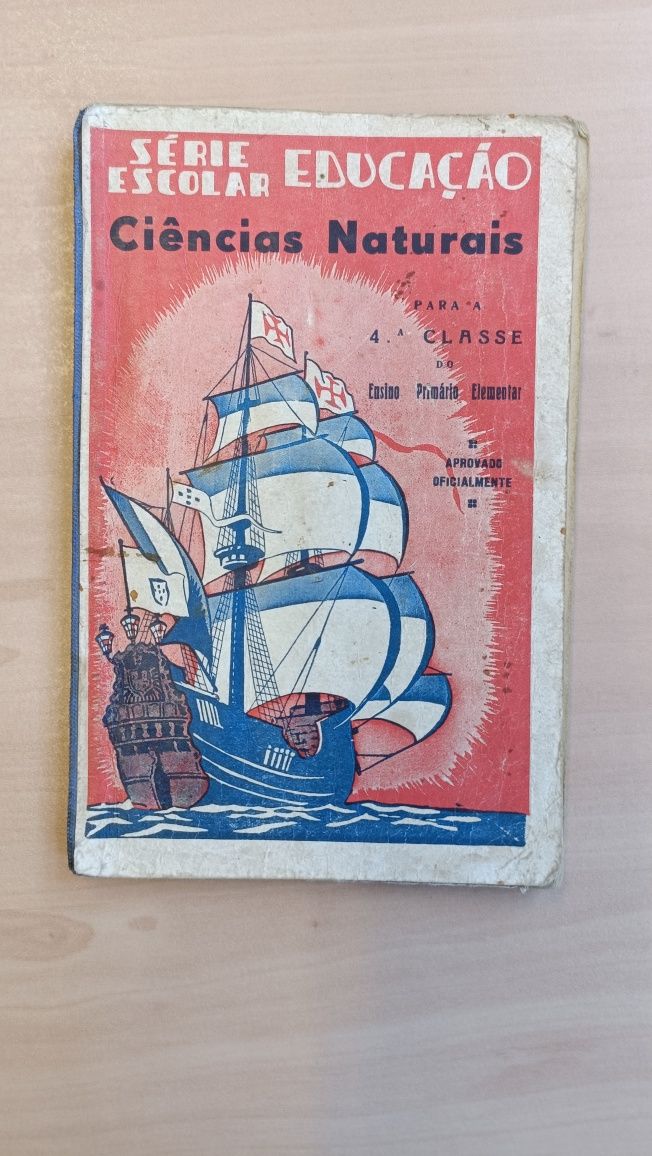 Livro de Ciências Naturais da 4.ª classe de 1944