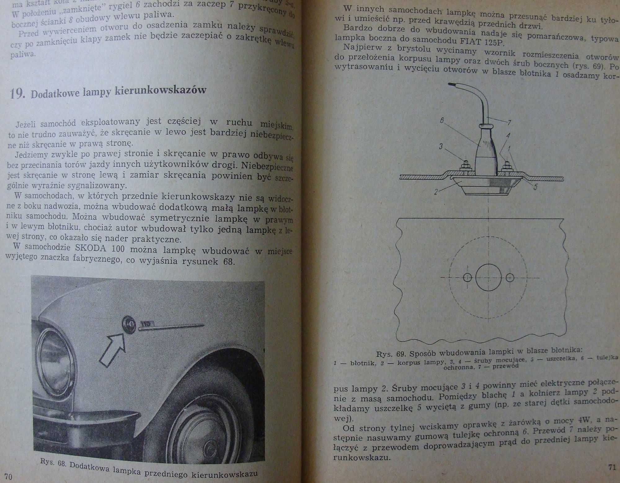 Książka " Usprawniam własny samochód".