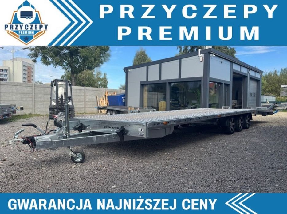Martz GT PLUS 850/3 3.5T  Przyczepa do przewozu dwóch samochodów, Alu podłoga, Najazdy Alu