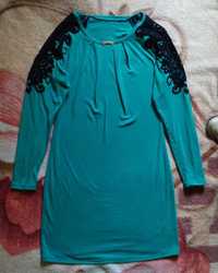 Женское трикотажное платье, размер L