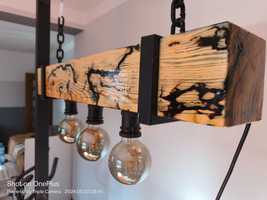 Lampa drewniana ( belka)