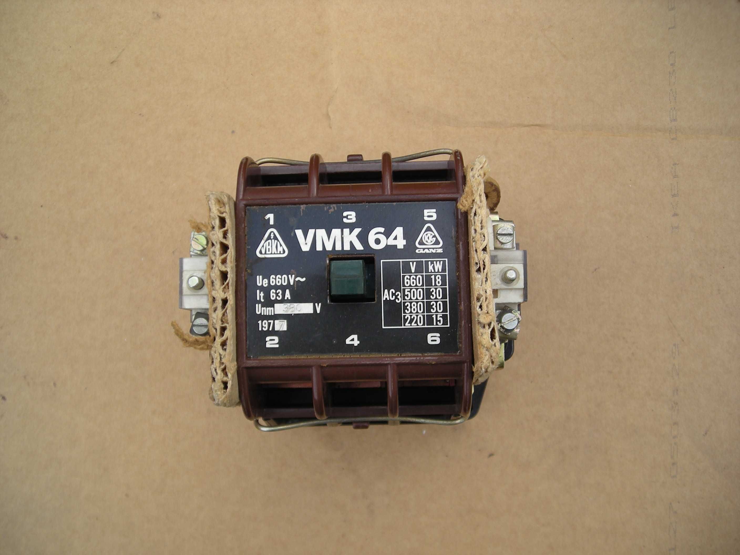 Stycznik VMK 64. 660V 63A.