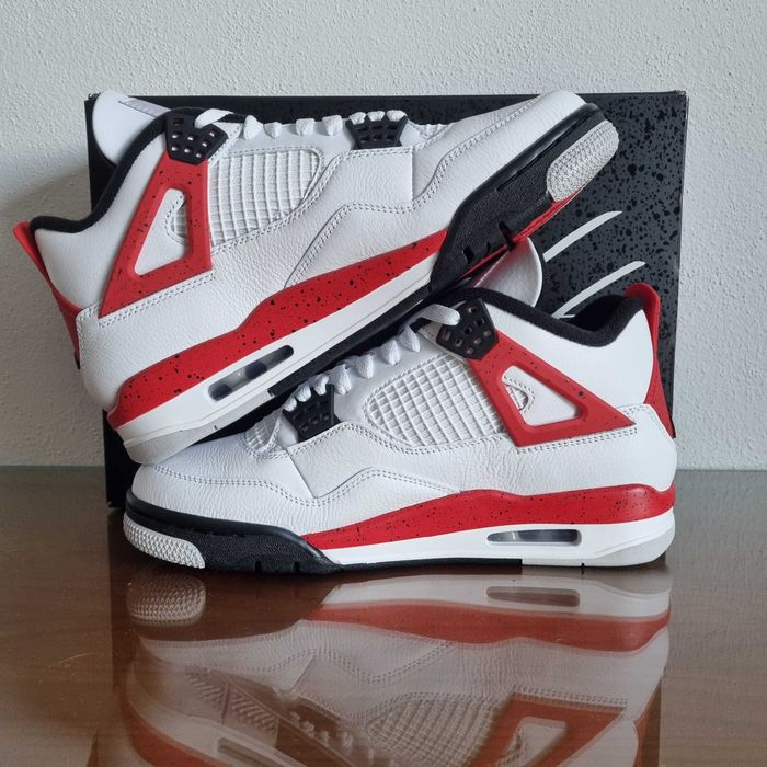 Air Jordan 4 "Red Cement" - Tamanho 42