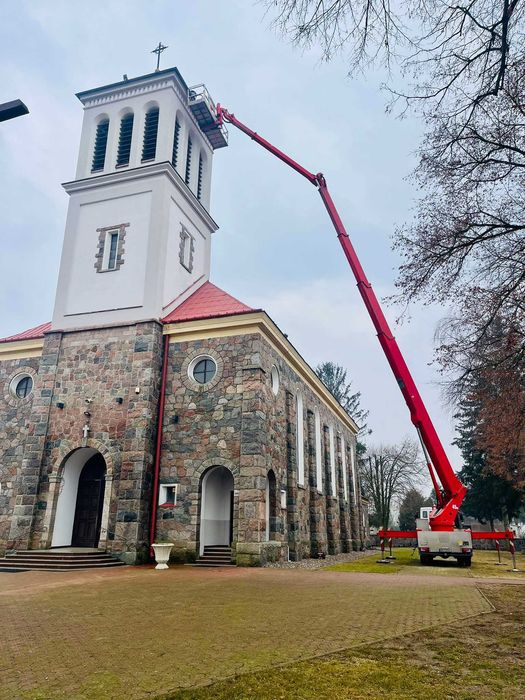 Wynajmę podnośnik koszowy, zwyżka, wysięgnik 18m/20m/22m/27m/30m/35m