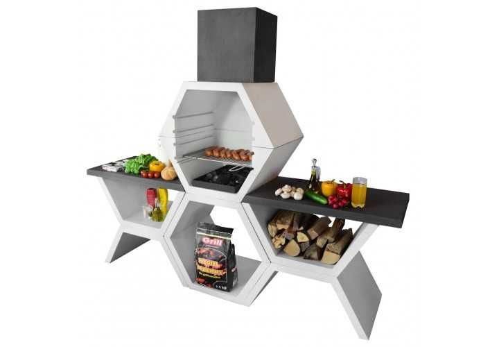 Grill betonowy wys 190 x 217 cm
