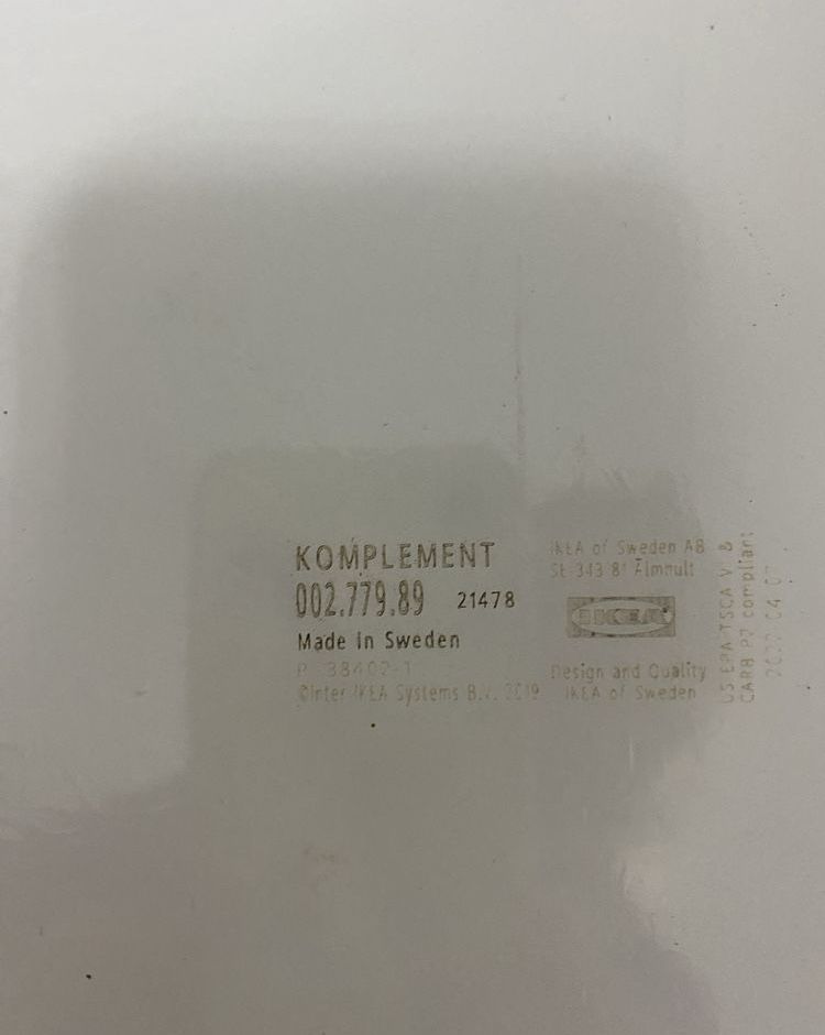 półka  IKEA KOMPLEMENT biały, 100x35 cm NOWA
