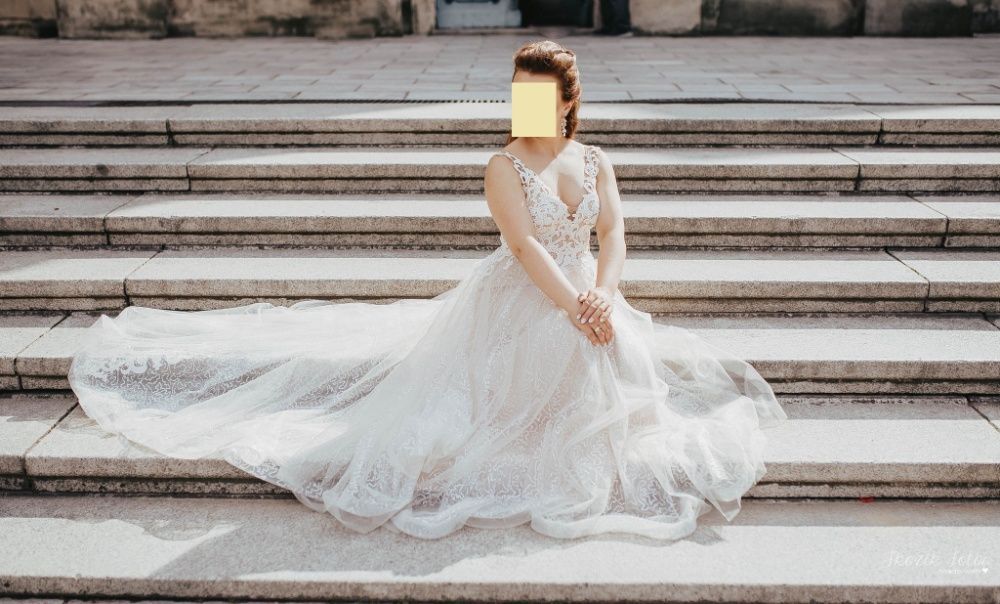 Suknia ślubna Casilda z kolekcji Shine of You Salon Kaledonia, r. 36