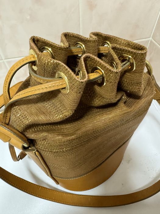 Продам сумку, нова, шкіра+рафія