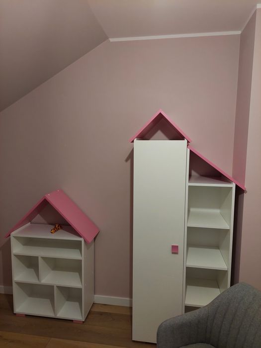 Zestaw mebli dla dziewczynki różowy