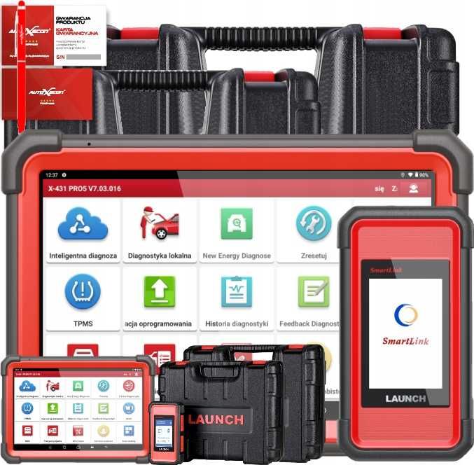 LAUNCH X431 PRO5 J2534 PassThrue DoIP + X3PROG Programator Kluczy IMMO