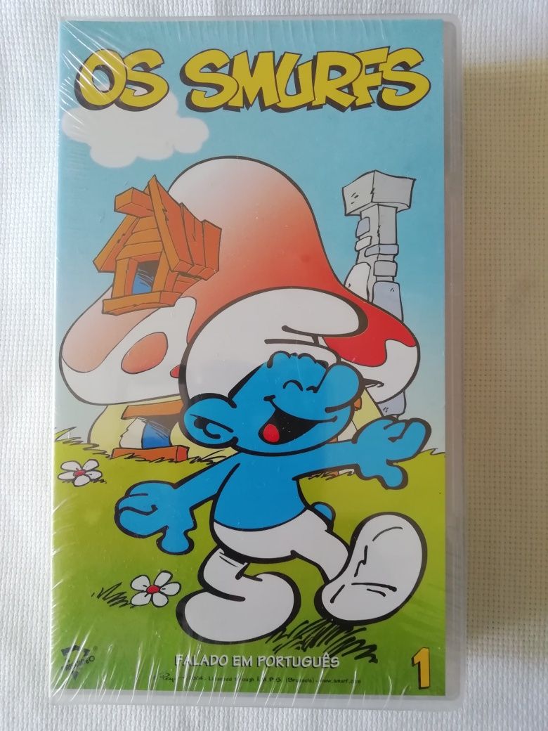 Os SMURFS - Filme de coleção no formato VHS