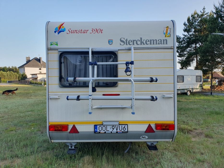 Przyczepa kempingowa Sterckeman Sunstar 2001r 2x Przedsionki Dmc 900kg