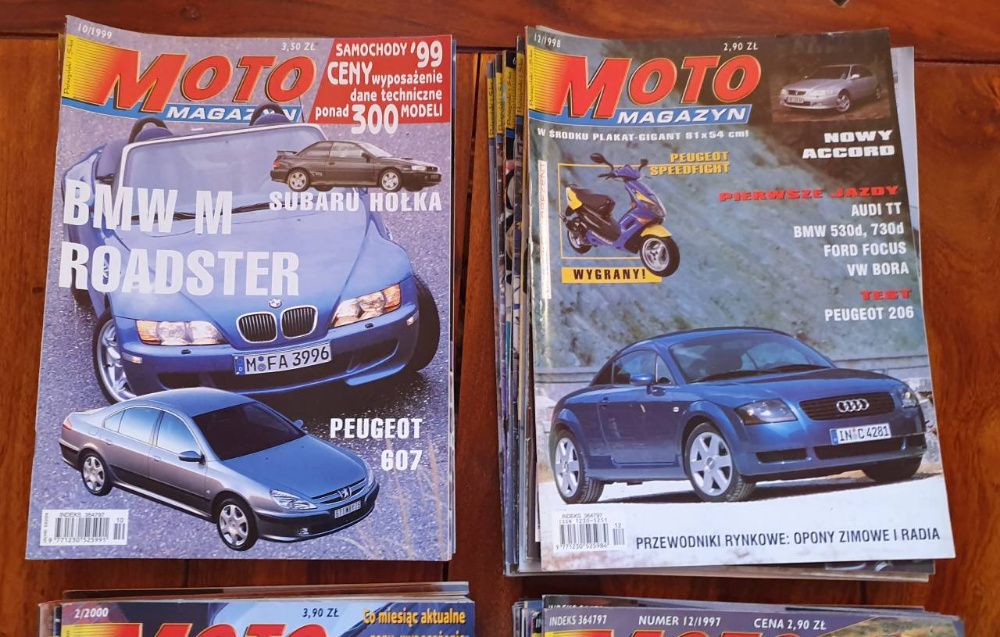 Magazyn motoryzacyjny Moto Magazyn 38 nrów + książka Samochody Marzeń