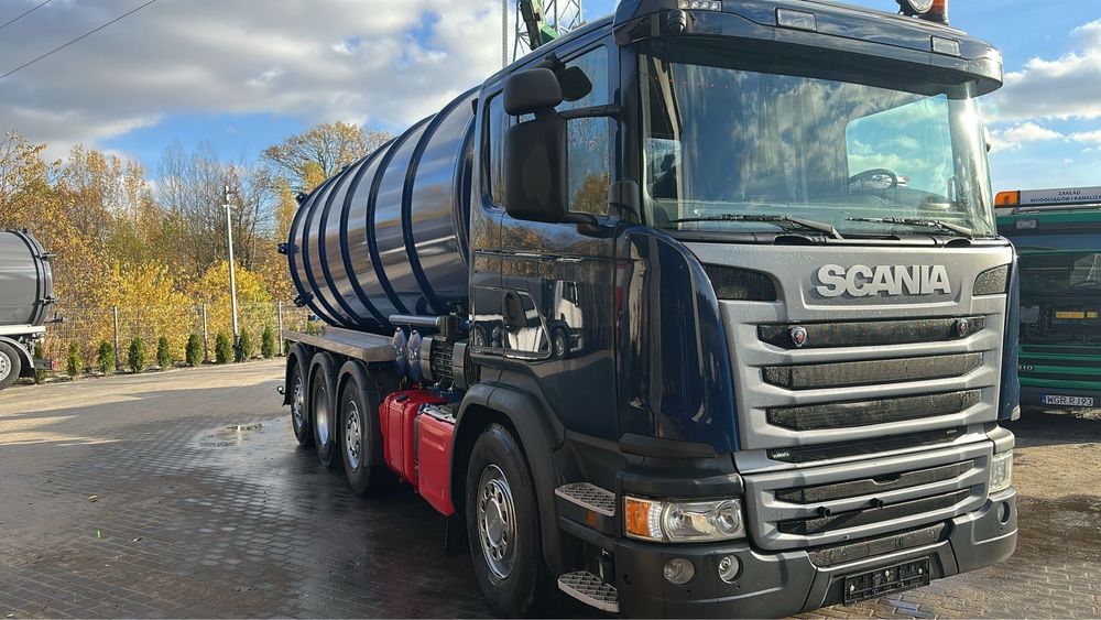 Scania R450 Tridem asenizacyjna