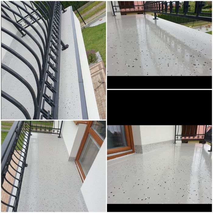 Kamienny dywan,renowacja balkonów,posadzki żywiczne,żywica garaż