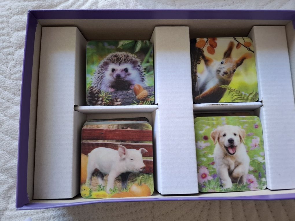 Gra memory zwierzęta 3D