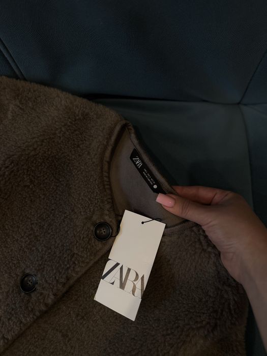 Дублянка Zara, шуба Zara, дублянка жіноча Zara