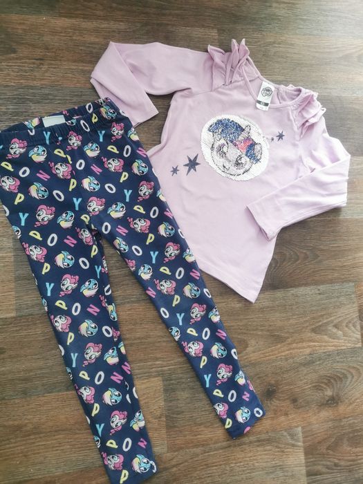 Komplet C&A My Little Pony – bluzka + leginsy 116