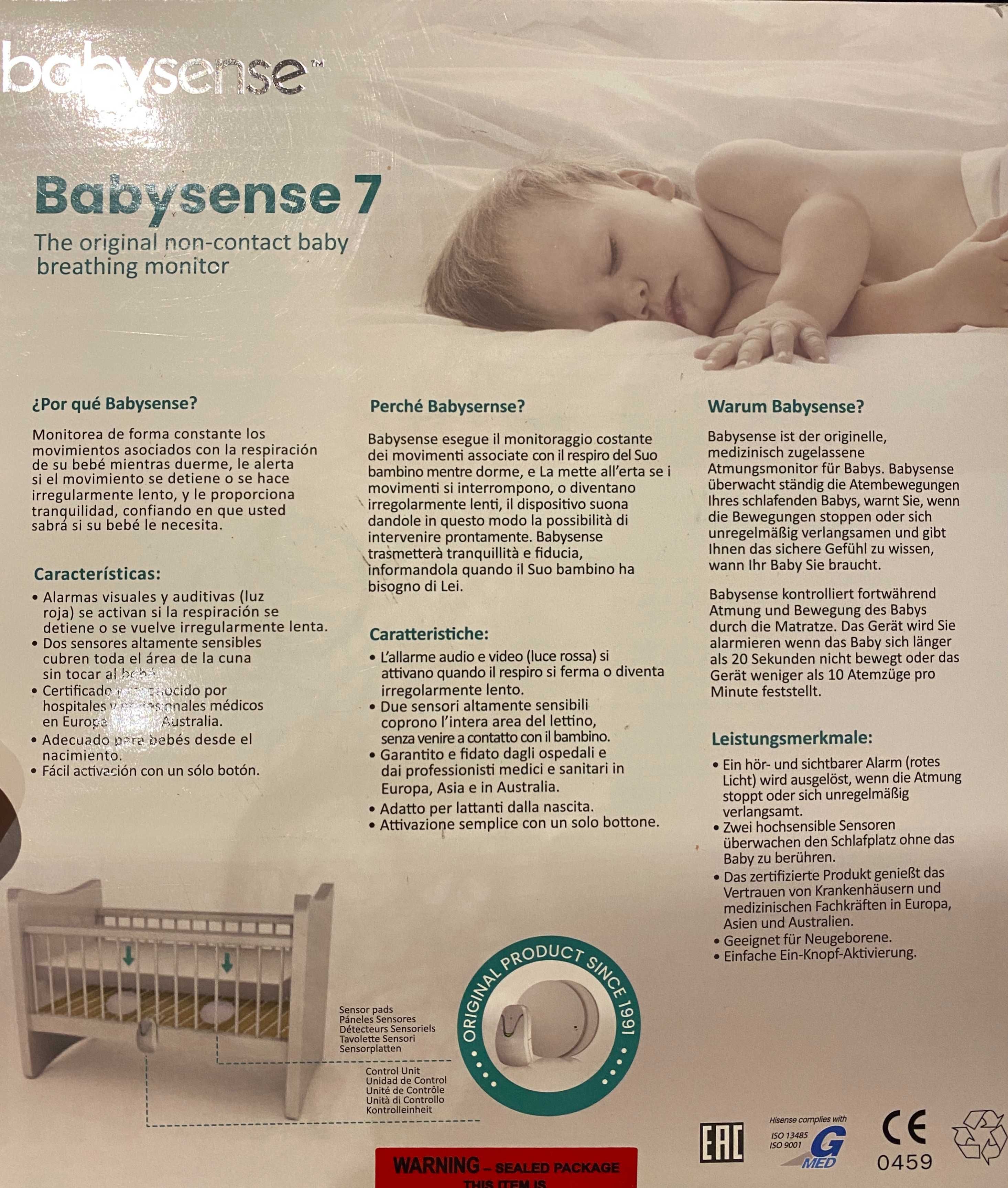 Babysense 7 comprado em Janeiro 2024 com 3 meses de uso