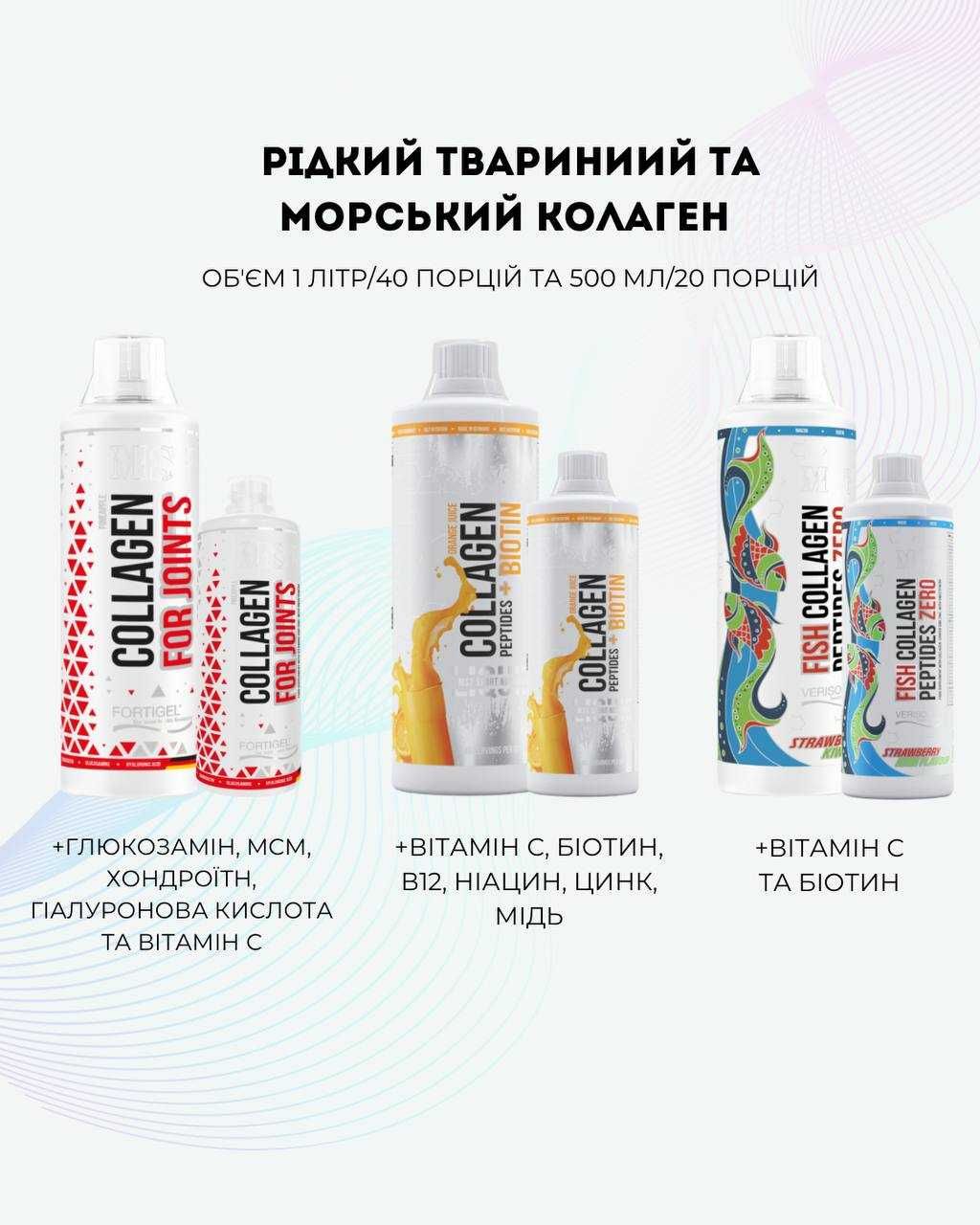 Коллаген Flex Pro MST: морской, жидкий для суставов,  Animal Flex