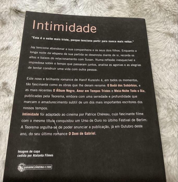 Hanif Kureishi Intimidade