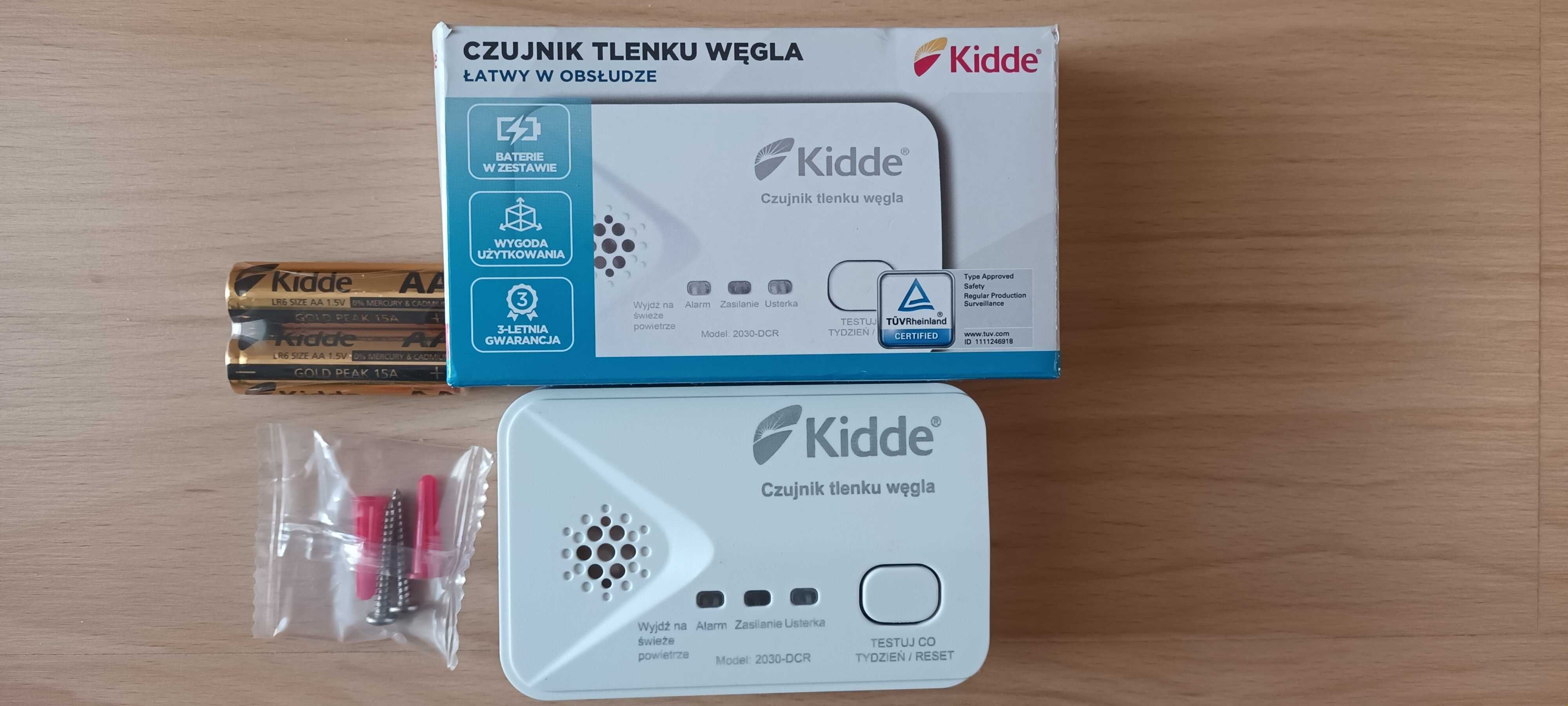 Czujnik tlenku węgla (czadu). Nowy. Kidde 2030-DCR