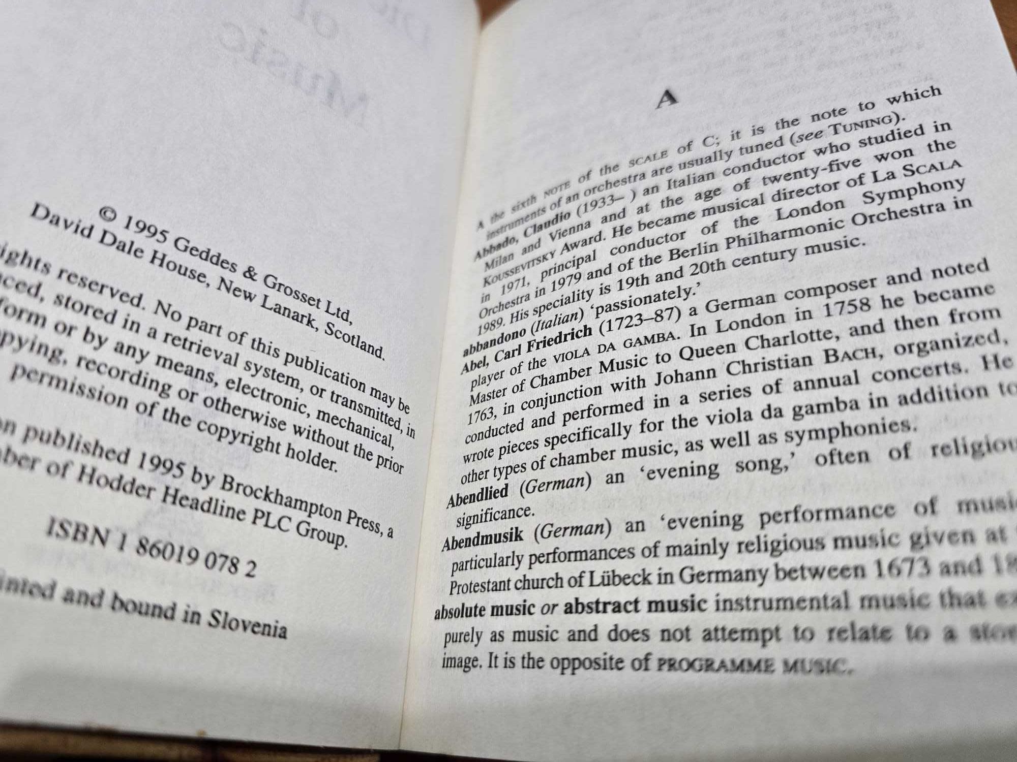Dictionary of Music - Brockhapton Reference