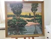Obraz Władysław Dobrucki 1929 -2018, artysta malarz 60x87 cm