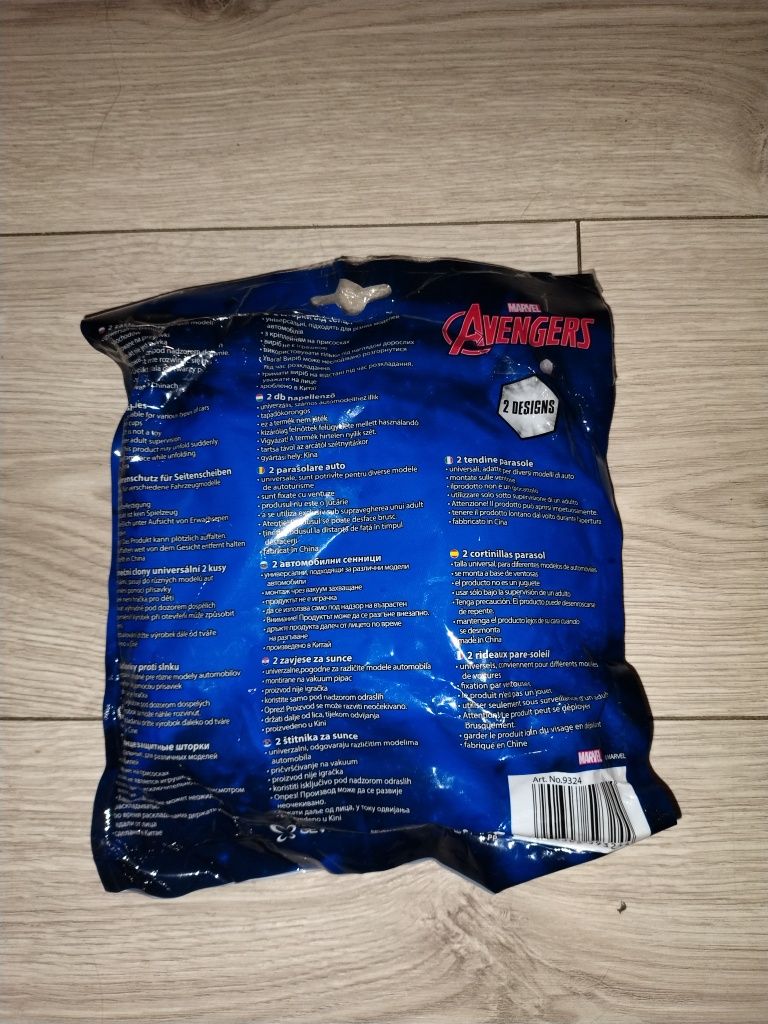 Zasłonki przeciwsłoneczne 2 SZT 44*35 CM AVENGERS