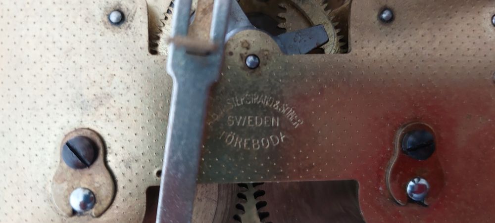 Westerstrand wiszący zegar mechaniczny.