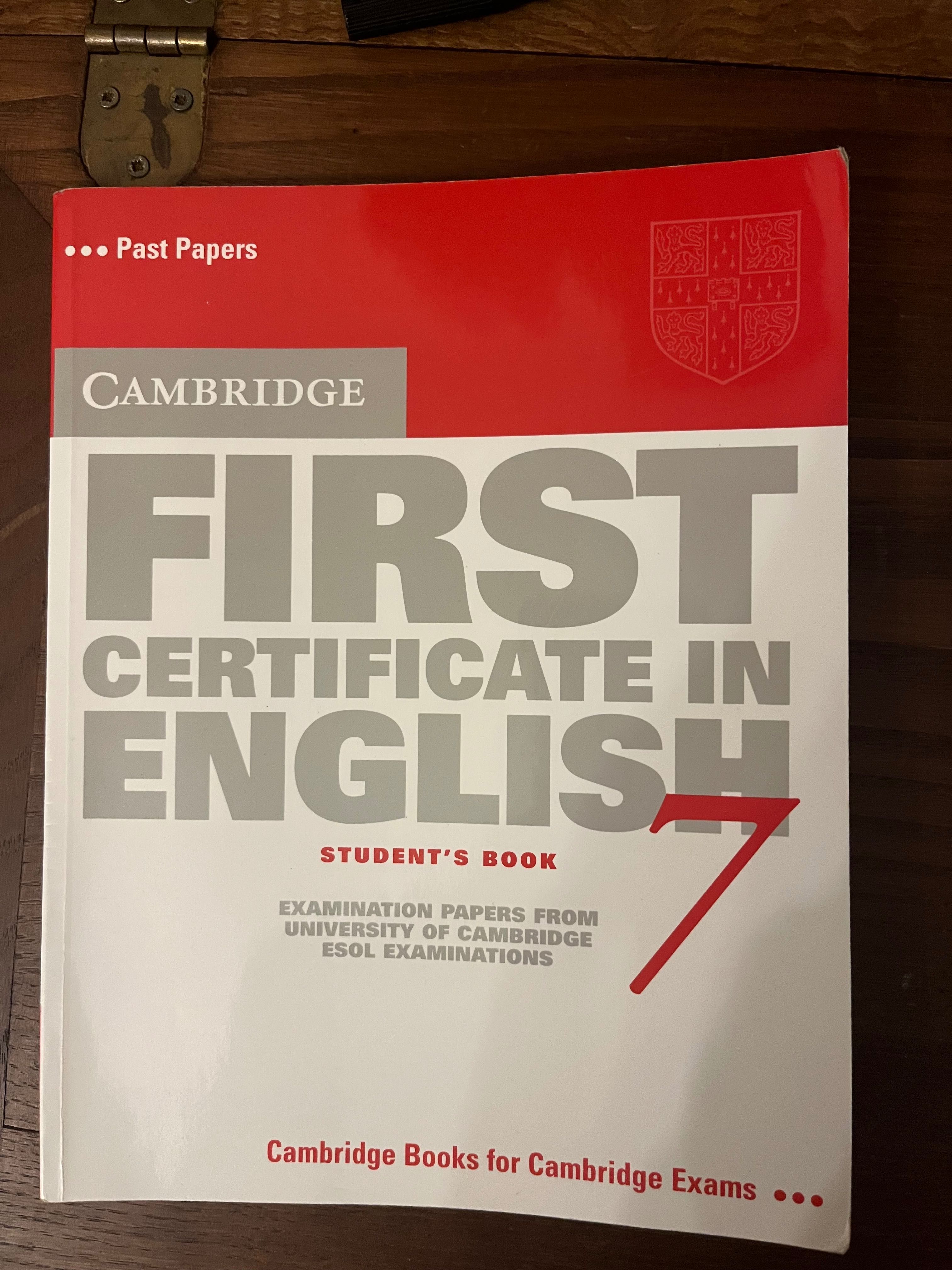 First Certificate English Students book