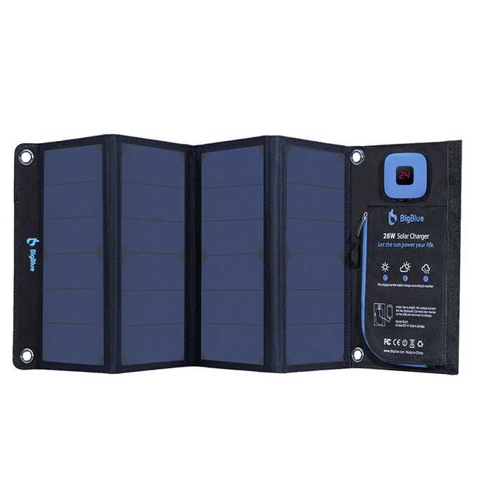 Сонячна батарея портативна BigBlue Solar Charger 28W