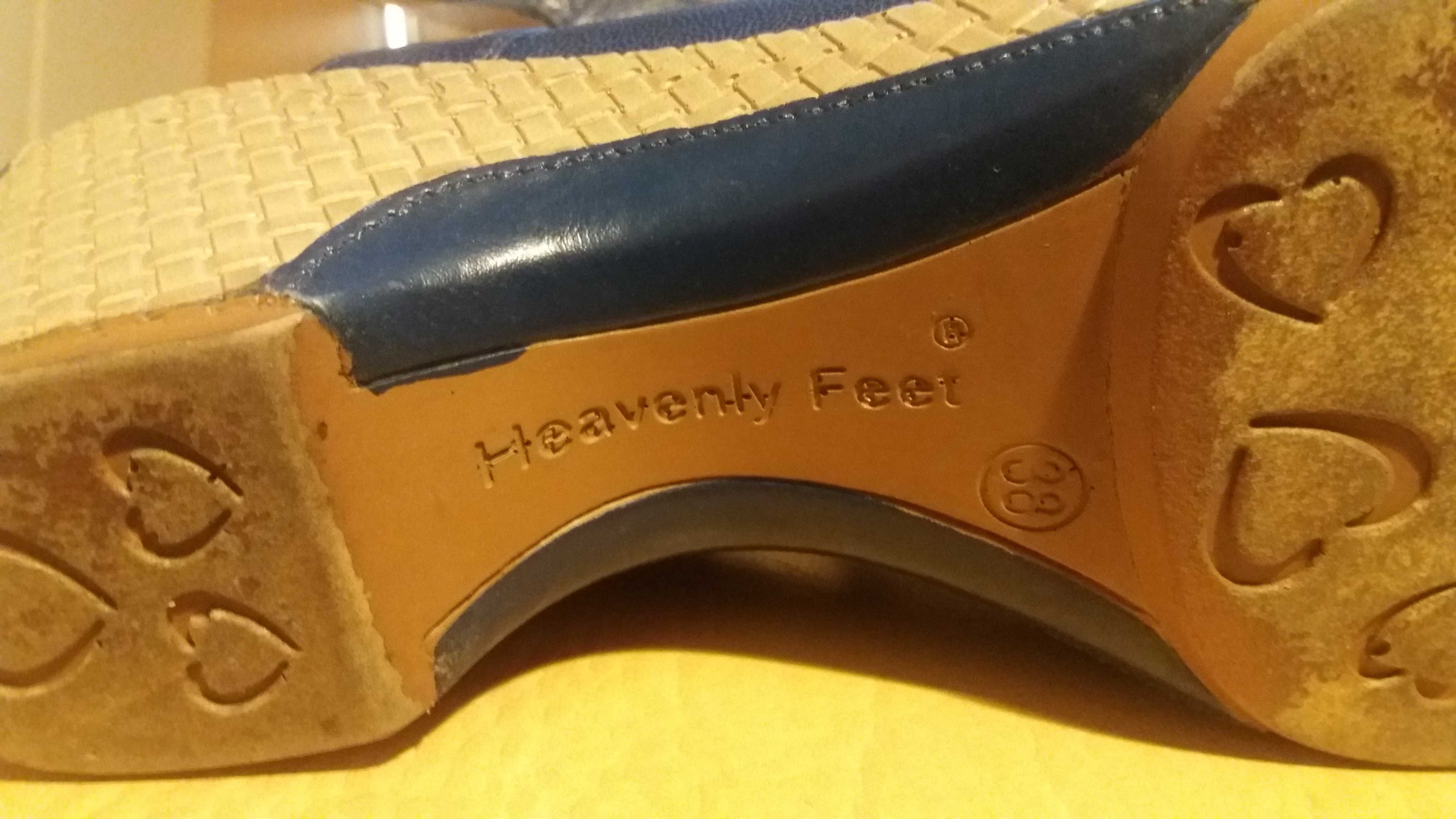 Super miękkie i leciutkie sandałki skórzane Heavenly Feet 38