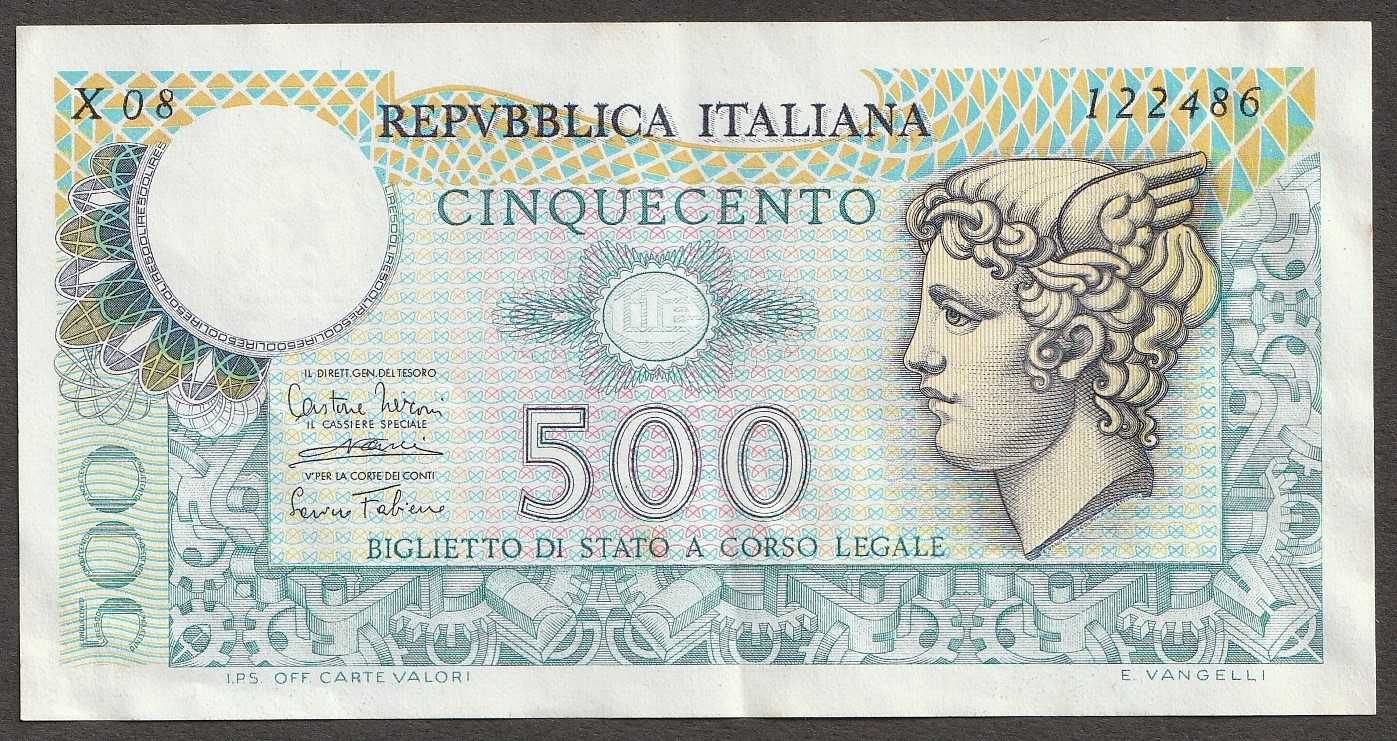Włochy 500 lirów 1974 - stan 2