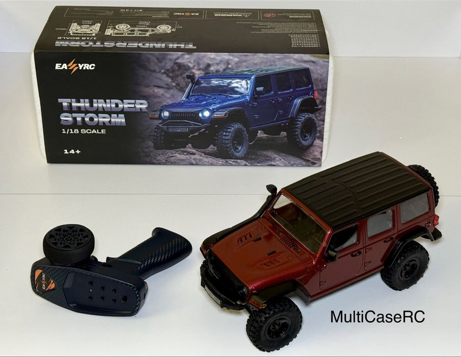 Машинка на радіокеруванні FMS 1:18 JEEP WRANGLER Thunder Strom RTR RED