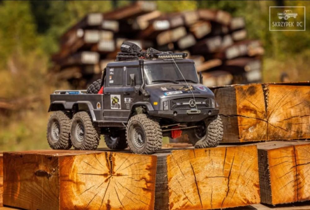 Unimog Axial 6x6 RC Traxxas, element RC,