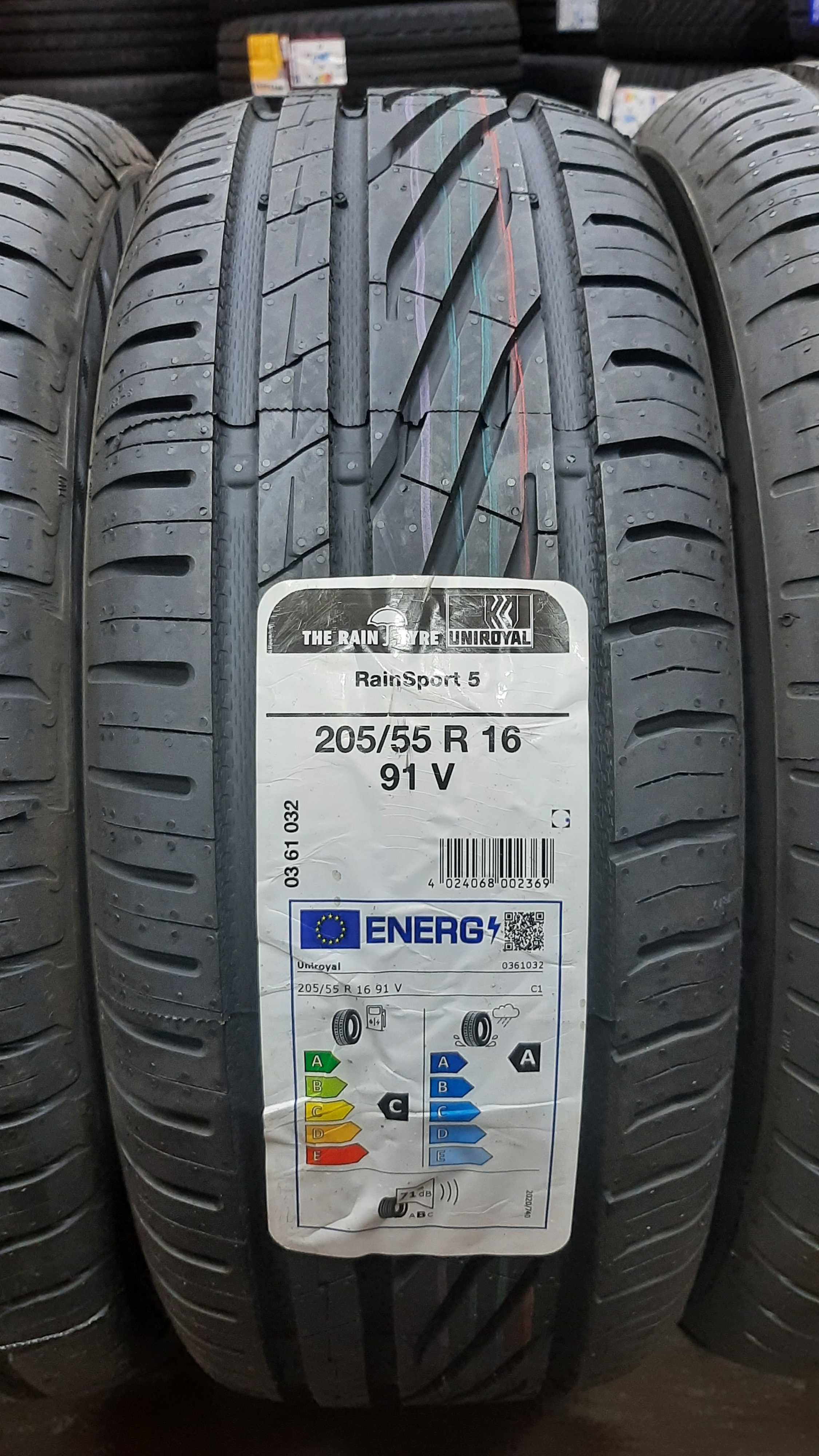 205/55R16 Uniroyal RainSport5 opony Nowe Letnie 2024r !!!MASGUM!!!