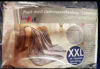 Cobertor/manta XXL Cinza muito quente e leve (NUNCA USADA) 180x220cm