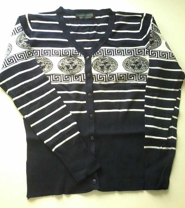 Кофта женская с орнаментом Versace, Версаче