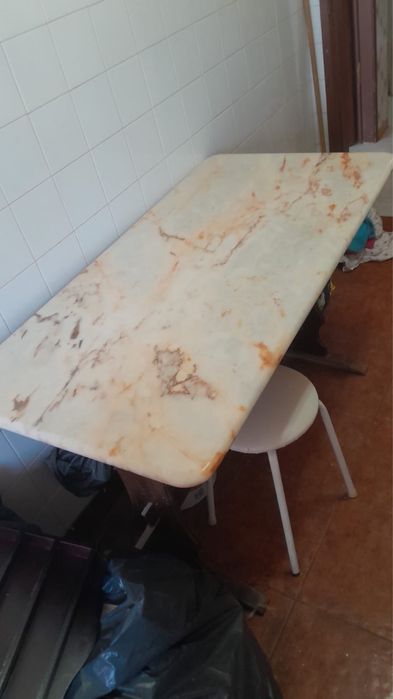 Mesa de jantar pedra marmore