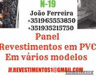 Painéis revestimento paredes em PVC