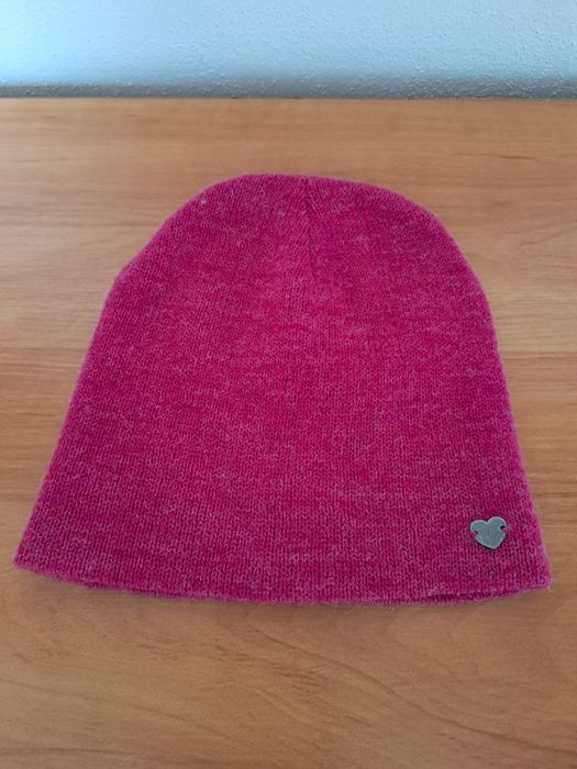 Czapka z angorą fuksjowa roz.uniwersalny