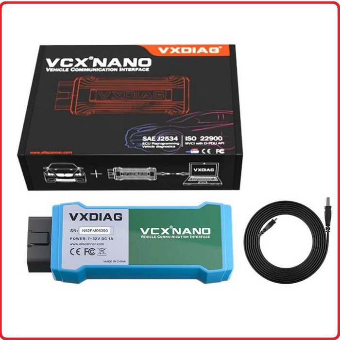 VXDIAG VCX  WIFI/USB диагност Audi/Skoda/Seat и Renault CLIP Vas 6154A