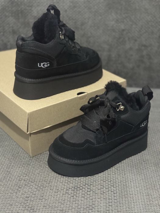 Ugg lowmel black женские черные угги лоумель
