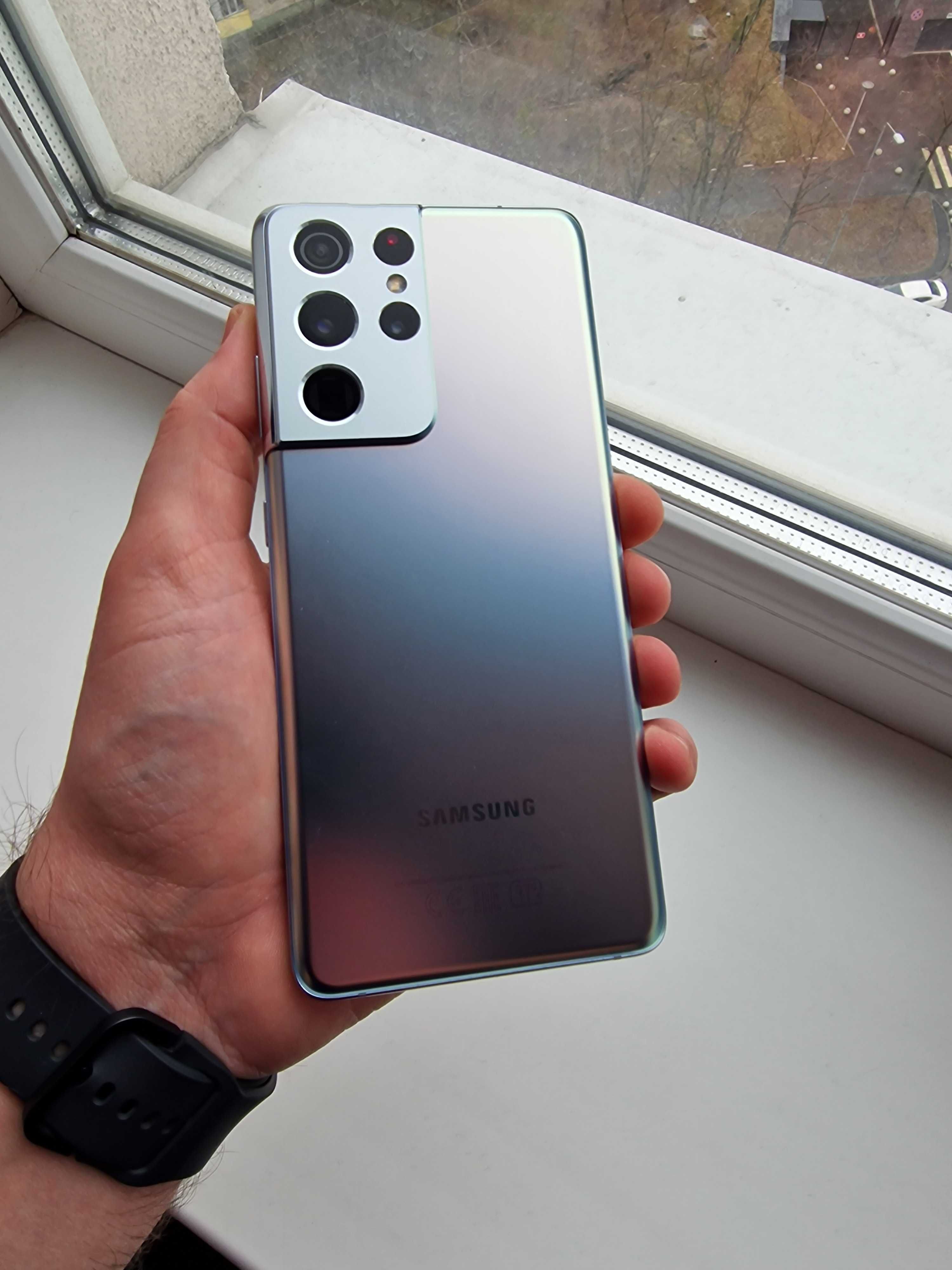 Мобільний телефон Samsung Galaxy S21 Ultra 12/128 GB Phantom Silver