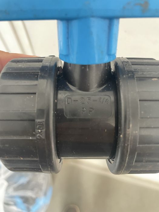 Valvula plimex de pvc para rega