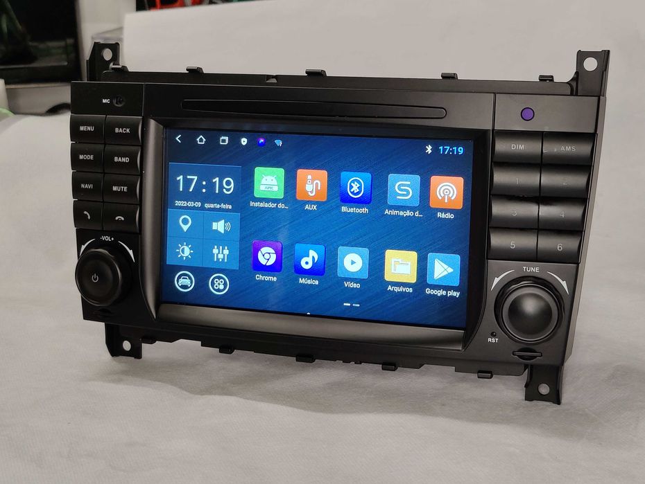 Rádio 2 DIN Android Mercedes Benz A B VITO W203 • BLUETOOTH + câmara