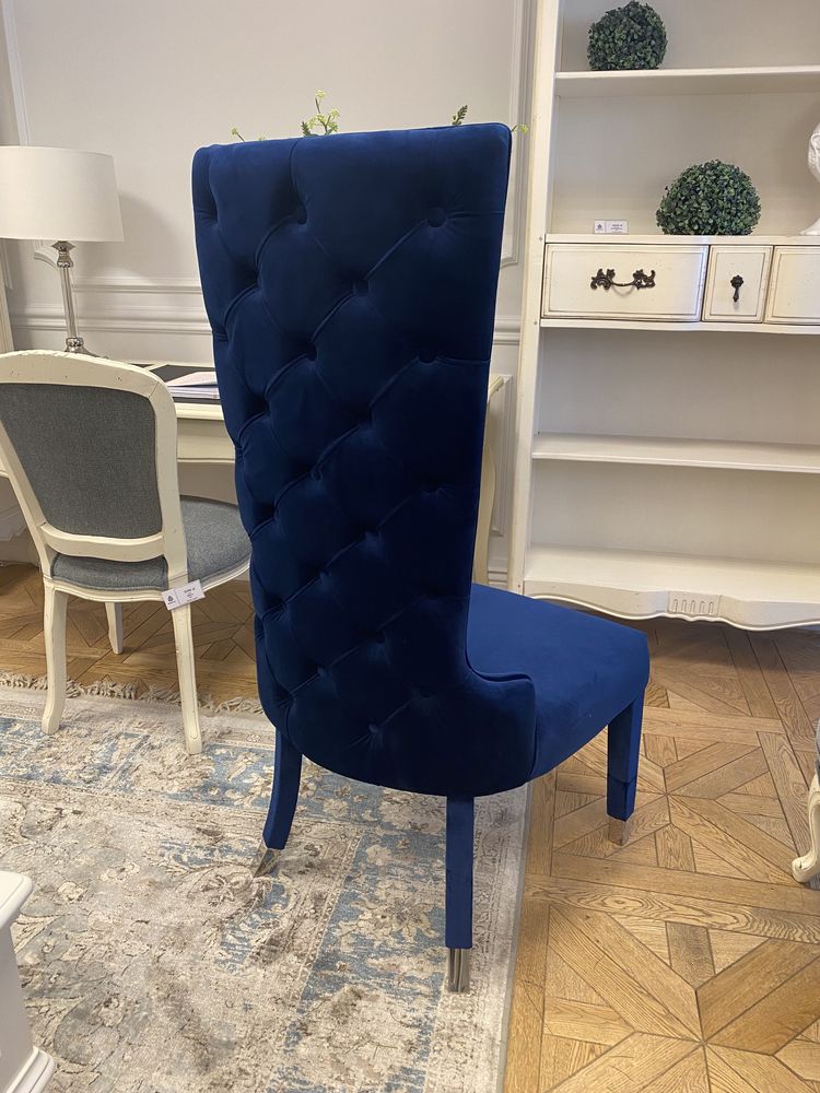 Krzesło pikowane glamour