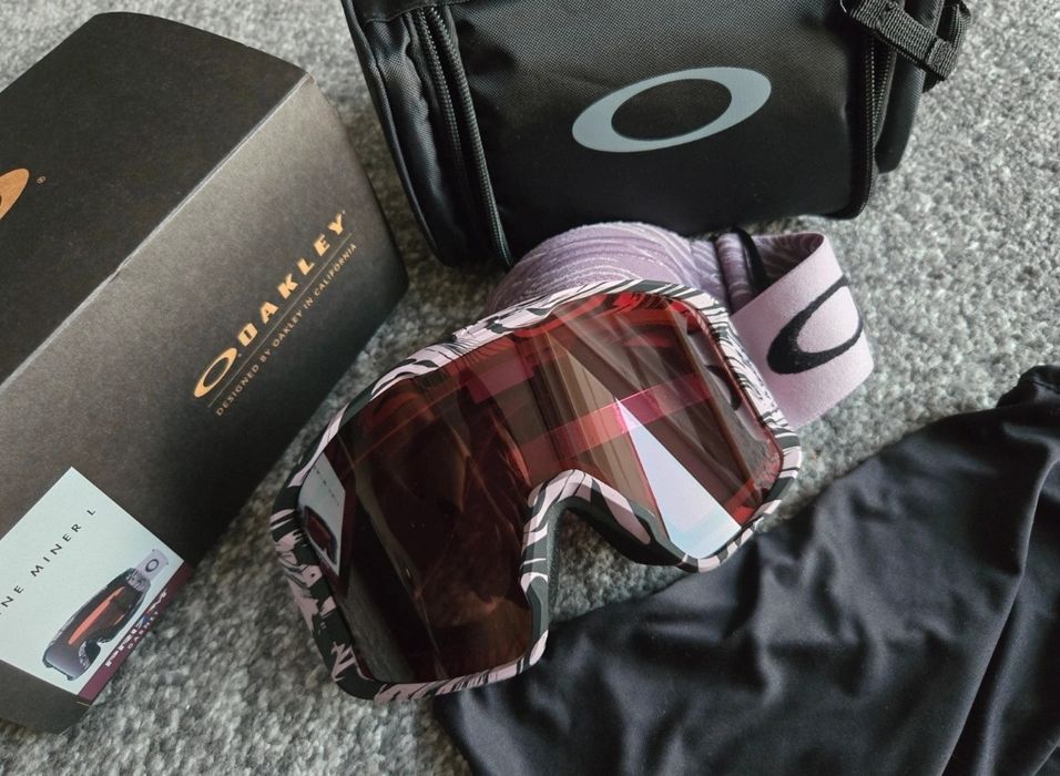 Oakley Line Miner L Prizm Garnet – oryginalne gogle narciarskie Nowe