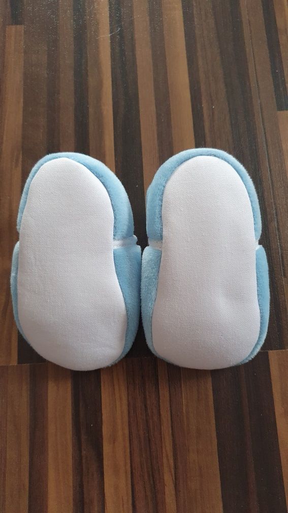 Buciki noworodek 11 cm wkładka chrzest roczek